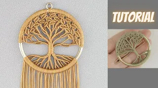 Macramé Tree of Life Pendant – DIY Spiritual Jewelry