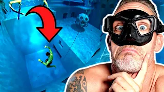 How to sink to the bottom of a deep pool?