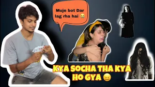 Horror prank  ￼🤣 Rula Diya Ladkiyo ko \\ #niteshmandal #ruchika #prince #avi #momo