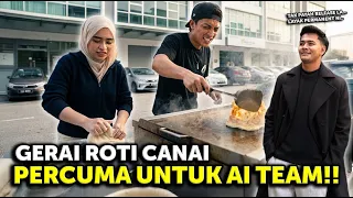 REACTION SEMUA AI TEAM TENTANG GERAI ROTI CANAI QISTIMAD?!.SEMUA TERPUKAU DENGAN SKILL QISTINA!!