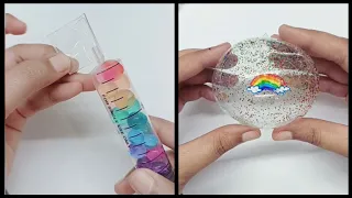 DIY nano tape ball / Rainbow 🌈 tape ball #satisfying #youtubevideo #nanotape