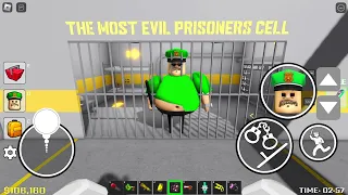 Escape Barry's Prison! TOP1🏆- New Update Roblox Obby Full Gameplay 4K #roblox 