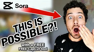 УДАЛИТЬ ВОТЕРМАРКУ SORA в CapCut | Бесплатный способ за 1 минуту 🔥