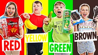 LAST TO STOP EATING IN YOUR COLOR WINS A MYSTERY PRIZE!! | JKREW
