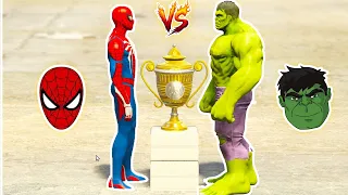 BIG HULK VS SPIDERMAN - THE INCREDIBLE HULK VS SPIDER-MAN #spiderman #hulk #spidermanvshulk