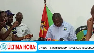 EM DIRECTO CIDADE DA BEIRA | LIDER DO MDM REAGE AOS RESULTADOS DAS ELEIÇÕES AUTÁRQUICAS