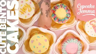 Super Cute Bento Cakes | Full Baking Recipe and Decorating Tutorial | Cupcake Jemma