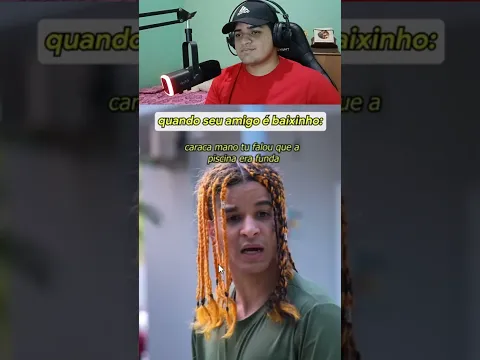 REACT - QUANDO SEU AMIGO É BAIXINHO 😐 (Oli Natu)