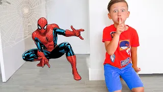 سوبر سينيا وصديقه من التلفاز 📺😱 | Super Senya & TV Friend | فيديو أطفال ممتع
