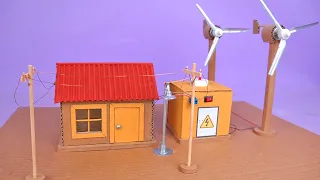 Haga un Increíble Modelo de GENERADOR EÓLICO con reciclables