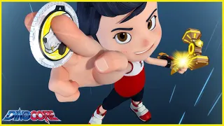 [DinoCore] Official | Energy card | Superman Dinosaur Transformation | Kids Movies 2023