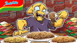 24 JAM MAKAN INDOMIE | ANIMASI DEXO