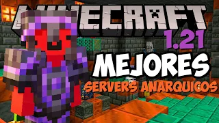 Los Mejores SERVIDORES ANARQUICOS 1.21 JAVA y BEDROCK
