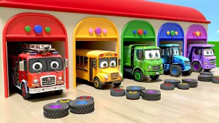 Bebê Tubarão - Bolas Mágicas e Carros Surpresa Coloridos 🌈 Aprenda as Cores  Canções Infantis