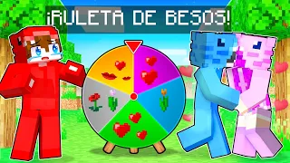 NACHO y DAGAR JUEGAN a LA RULETA DE BESOS 😍🔥  ¿NACHO BESA a LIA?  MINECRAFT con DAGAR y NACHO