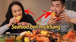 Seafood Boil Mukbang - Happy Mother’s Day