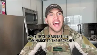 ARMY ASSERTING AUTHORITY WITH THE BRANCHES!!