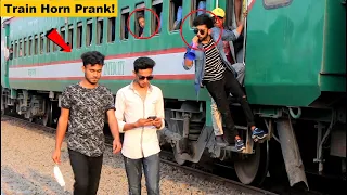 Train Horn Prank | The Best Of Train Horn Prank 2022 😲 Loud Horn Prank | By Sagor Bhuyan