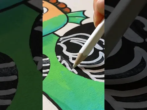 I Ruined my drawing of Luca #posca #art
