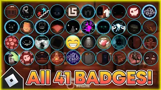 DOORS - HOTEL UPDATE - How to get ALL 41 ACHIEVEMENTS/BADGES!  (Hotel + Update)