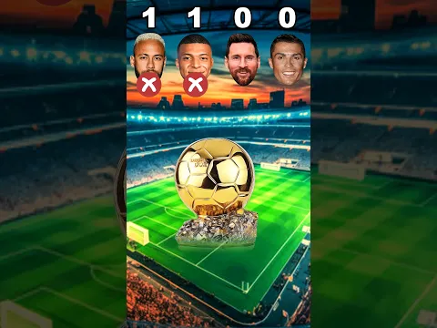 Ballon d'or vs world cup and other football trophy #shorts #football #messi