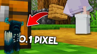 Me INFILTRE como WARDEN MINIATURA al MUNDO SECRETO de mi NOVIA en MINECRAFT 😲