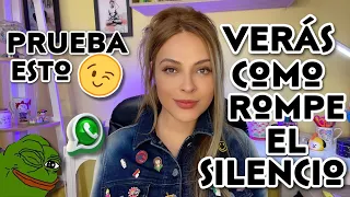 ASÍ ROMPERÁ EL SILENCIO | NO ME CREAS, PONLO A PRUEBA 😉 y me comentas qué ocurre