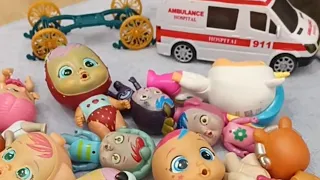 🍝🍜🍲 Sonra Hastanelik 🩺🥩Oldular #hospital #ambulance #kids #kidsvoice #funny #food #viral #baby #doll