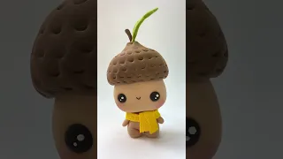 Лепим милого Желудя из глины Candy Clay