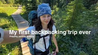 Backpacking for the first time | Packing, Prepping, & hiking!