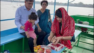 NIVISHA Mundan at Varindavan - Mathura - Banke Bihari Temple - Vlog