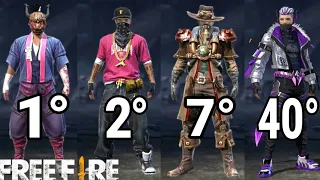 TODOS LOS PASES ELITE DE FREE FIRE (S1 - S40