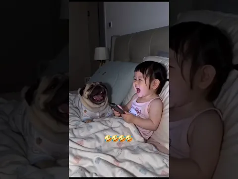 This Baby & Dog Duo is Too Funny… Mom Reaction OMG 😍 #shorts #shortsfeed #funny #baby #cute