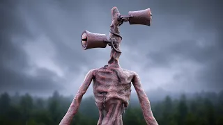 Siren Head In Real Life  #sirenhead #vfx