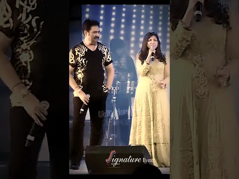 Kumar Sanu & Alka Yagnik 🎤 Live Concert Baazigar O Baazigar 😍 | #shorts