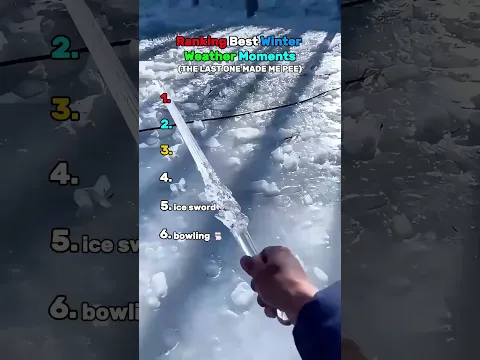 Ranking Best Winter Weather Moments