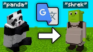 Traduje 100 Veces los MOBS de MINECRAFT y luego hice el resultado
