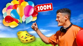 Cuantos GLOBOS se necesitan para que VUELEN mis ZAPATILLAS favoritas