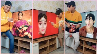 ये तो नहीं सोचा था 😳 Me vs. Bollywood funny moments 😄 #MadhuriDixit #ajaydevgn #aamirkhan