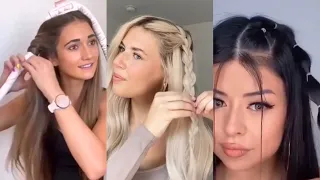 اجمل تسريحات للشعر القصير والطويل سهلة انيقة🔥amazing hairstyle 💇‍♀️ #fashion#hairstyle#girls