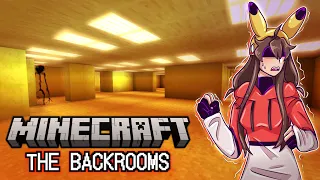 MINECRAFT BUT I'M TRAPPED IN THE BACKROOMS | Minecraft Backrooms Challenge