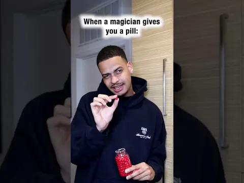 When a magician gives you a pill #shorts