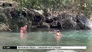 Après de fortes pluies dans le Sud, le beau temps est de retour.L’ambiance est conviviale et festive
