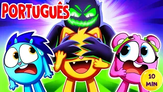 Canção do Monstro 🙀 | Canções Infantis Divertidas 😻🐨🐰🦁 Por Baby Zoo