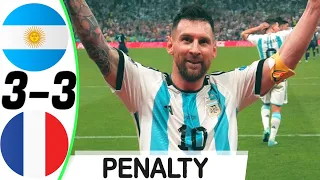 Argentina vs France 3-3 ( 4-2 ) - Goals and Penalty Shootout HIGHLIGHTS