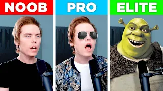 Singing 16 Levels of "All Star" (Noob to Elite)
