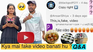Kya Mai Fake Video Banati Hu ? | | kya mai kisi aur ki Video chori karti hu ?