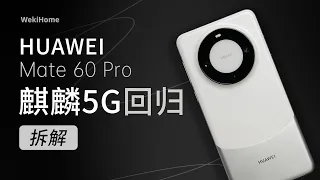 ENG)华为Mate 60 Pro拆解：除了麒麟5G，其它方面能打么？【享拆】- 微机分WekiHome