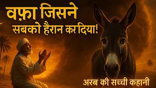 अरब की सच्ची कहानी — एक गधे की वफ़ा जिसने सबको हैरान कर दिया!"Urdu Moral Story | #urdumoralstores