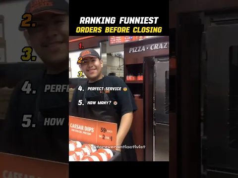 Ranking Funniest Orders Before Closing ☠️ #ranking #memes #funny #tiktok